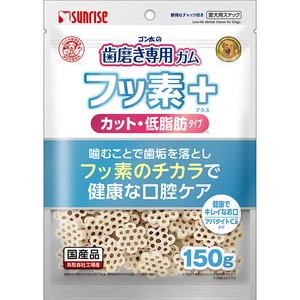 ゴン太の歯磨き専用ガム フッ素プラス カット アパタイトカルシウム入り 低脂肪  150g