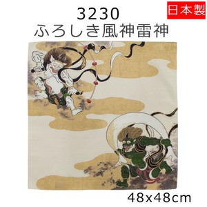 ふろしき 　浮世絵　風神雷神 屏風画　和風　和柄　風呂敷　48×48cm
