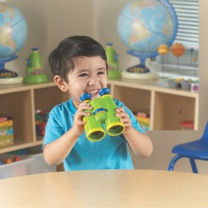 双眼鏡【ピント調整/プラスチック製/子ども用/6倍率/3歳/知育玩具】