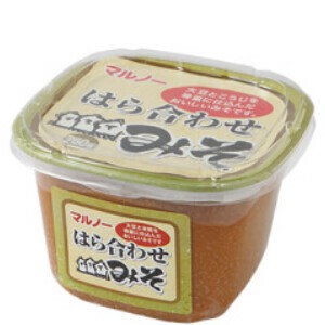 【山形県産米・大豆100%使用・ 化学調味料無添加、中辛タイプ】はら合わせみそ《750g》(カップ)