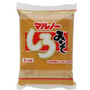 【山形県産米・大豆100%使用・ 化学調味料無添加のまろやかな白味噌】白みそ《1kg》(袋)