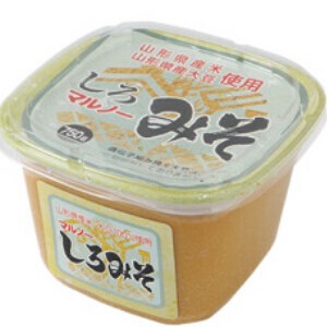 【山形県産大豆・米100%・化学調味料無添加】白みそ 750g(カップ) 山形県産米・大豆100%使用