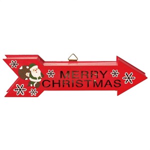 クリスマスツリーデコレーション　LEDウッドアローハンギング