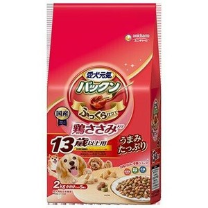 愛犬元気　パックン　鶏ささみ入り 13歳以上用 2kg