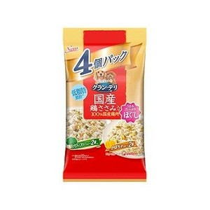 グラン・デリ国産鶏ささみパウチ　ほぐし　ブロッコリー・かぼちゃ 80g×4