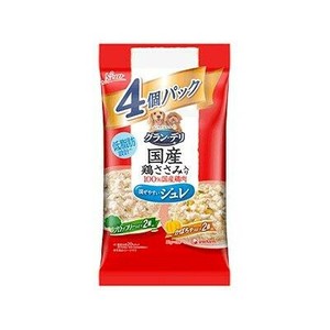 グラン・デリ国産鶏ささみパウチ　ジュレ　ブロッコリー・かぼちゃ 80g×4