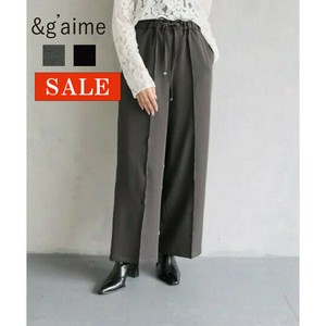 【SALE】センタープレスワイドP/&g'aime-opus- 2025春夏新作