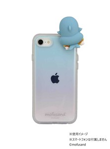 モフサンド IIIIfitCleariPhoneSE(第2・3世代)6〜8/6s対応ケース サメにゃんMOFU-48A