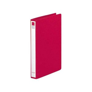 リングファイル　カドロック&ツイストリング　A4　S型(タテ型)　2穴　赤　F-877U-3
