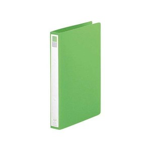 リングファイル　カドロック&ツイストリング　A4　S型(タテ型)　2穴　黄緑　F-877U-6