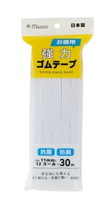 ミササ お徳用 強力ゴムテープ 12コール 30m 6224