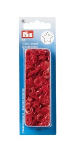ミササ カラースナップ スター 12.4mm 30組 レッド 393238