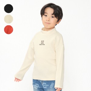 Kids' 3/4 Sleeve T-shirt High-Neck Unisex Made in Japan
