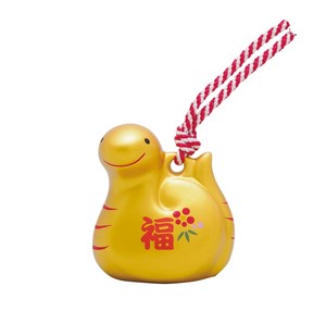 【U干支】開運干支　巳金土鈴　正月/年末年始/縁起物/ギフト/謹賀新年