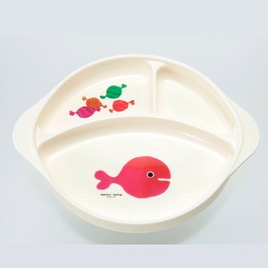 ＜五味太郎＞きんぎょがにげた ランチプレート（ホワイト）