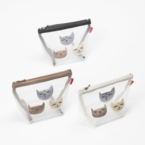 THE THREE CATS メッシュ台形ポーチ