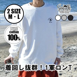 Smith Signature ワンポイント刺繍ロングスリーブTシャツ