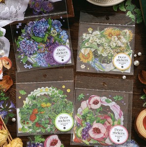 Decoration Clear sticker Flake sticker 15-pcs