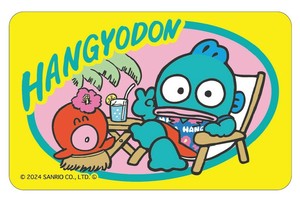 贴纸 2024年 新商品 Sanrio三丽鸥 HANGYODON人鱼汉顿 秋冬