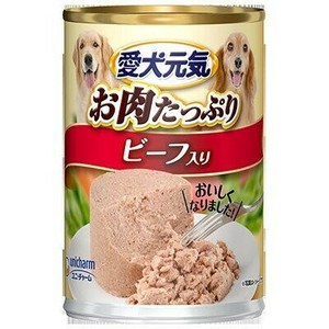 愛犬元気　缶　ビーフ入り 375g
