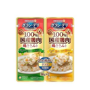 グラン・デリ　パウチ　2つの味わい　成犬用　ジュレ　ブロッコリー＆チーズ 30g×2