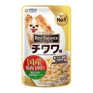 ベストバランス　国産鶏ささみパウチ　チワワ用 60g