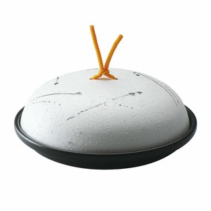 黒飛ばしラスター陶板鍋（大）