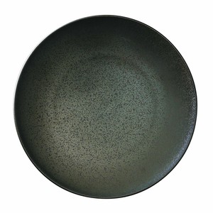 黒彩28cm丸皿