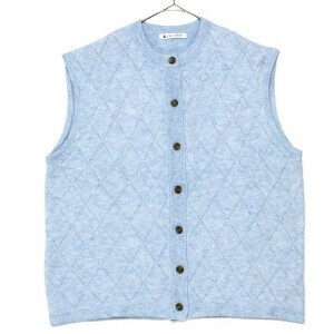 Vest/Gilet Crew Neck Openwork