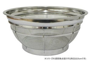 BK　18-8F型ザル　25cm　037004