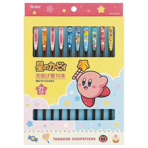 【公式】 天削げ箸 21cm 10本セット 【星のカービィ】 スケーター