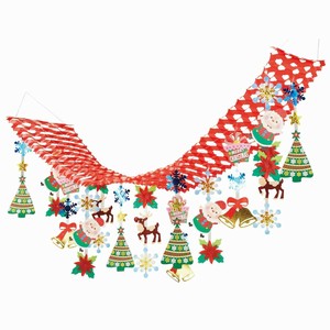 クリスマスデコレーション　ラッキークリスマスプリーツハンガー
