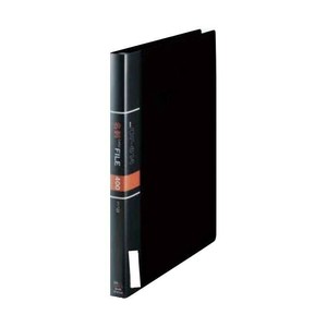 コレクト 名刺カードファイル A4-L 30穴 黒 CF-614-BK