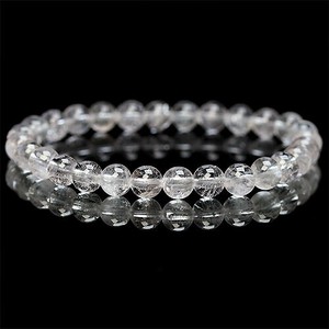 Gemstone Bracelet Emerald Pink 6mm