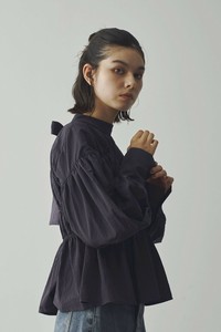 衬衫 褶边/褶裥上衣
