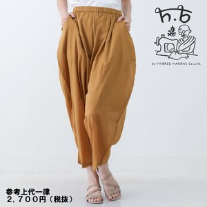 【2025年春夏新作】パンツ　コットン　無地　5色展開　インド製　エスニック