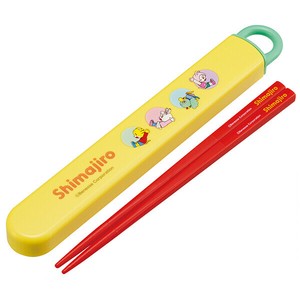 【公式】 抗菌食洗機対応スライド箸＆箸箱セット 【しまじろう dots】 スケーター