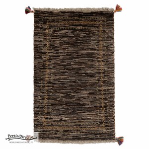 ギャッベ　ペルシャ　イラン　オーガニックウール　絨毯　ラグ　玄関マットL (約60×90cm）55×86cm　G1314