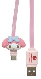 サンリオキャラクターズUSB Type-C 対応 マスコットケーブル マイメロディ SANG-486MM
