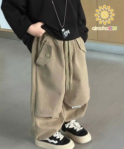 《 aimoha KIDS 》ポケットカーゴパンツ キッズ ゆったり 男の子 女の子 子供 キッズズボン ボトムス