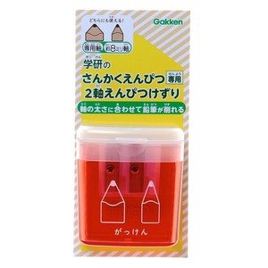 2軸鉛筆削り（レッド）