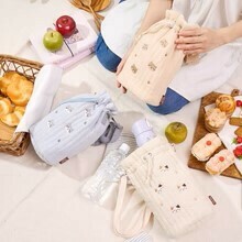 ふくふくにゃんこコットンボトルショルダー