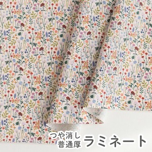 【生地】【布】【サラサラつや消しラミネート】 アンティークガーデン