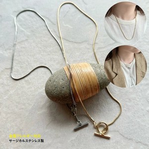 【SDギャザリング】サージカルステンレス 金アレ対応 チェーン ネックレス  シルバー 金属アレルギー