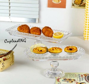 ≪予約商品≫INSスタイル シンプル 高脚トレイ 家庭用 リビングルームの置物 アフタヌーンティー 食器