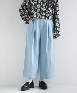 Full-Length Pant Cotton Wide Pants