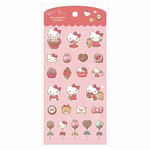 【10月入荷予定】サンリオキャラクターズマシュマロステッカーズ　チョコ／ハローキティ