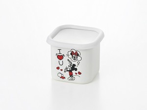Enamel Storage Jar/Bag Mickey Minnie