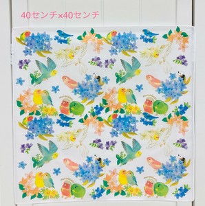 大判ハンカチ☆ことりパラダイス【鳥】