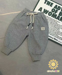 《 aimoha KIDS 》スウェットパンツ キッズ ズボン 男の子 女の子 ボトムス 子供 ネームタグデザイン
